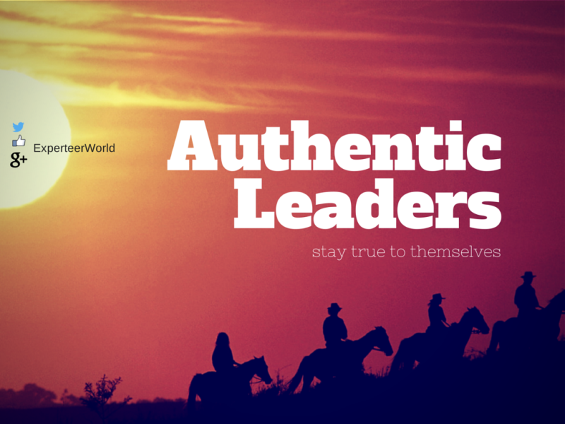How to be an authentic leader