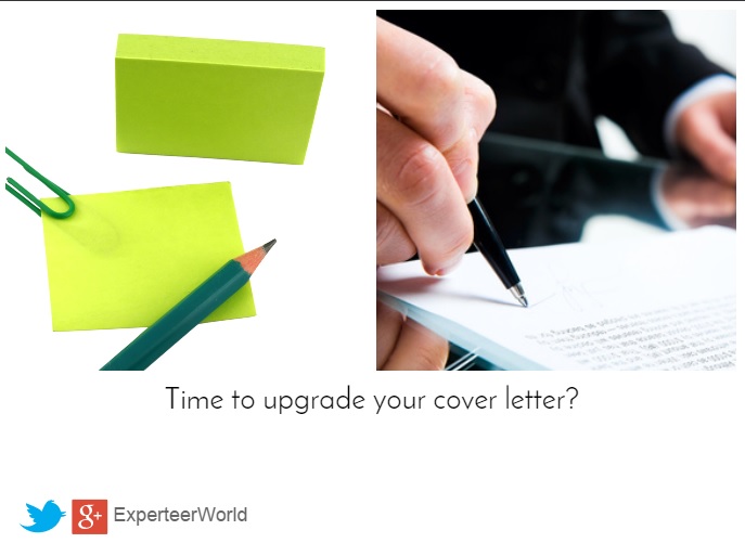 time to upgrade your cover letter