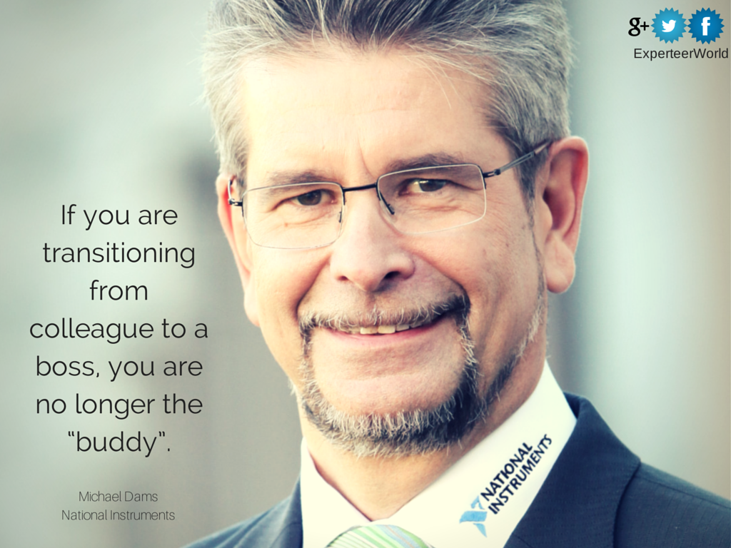 transitioning from a colleague to the boss